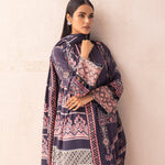 3pc Stitched Printed Linen Suit Vol.2 (WK-01185) - SalitexOnline
