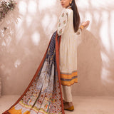 3pc Stitched Printed Linen Suit Vol.2 (WK-01192) - SalitexOnline