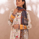 3pc Stitched Printed Linen Suit Vol.2 (WK-01192) - SalitexOnline