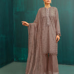 3pc Unstitched Embroidered Jacquard - Rang e Ashnai (WK-01114UT) - SalitexOnline