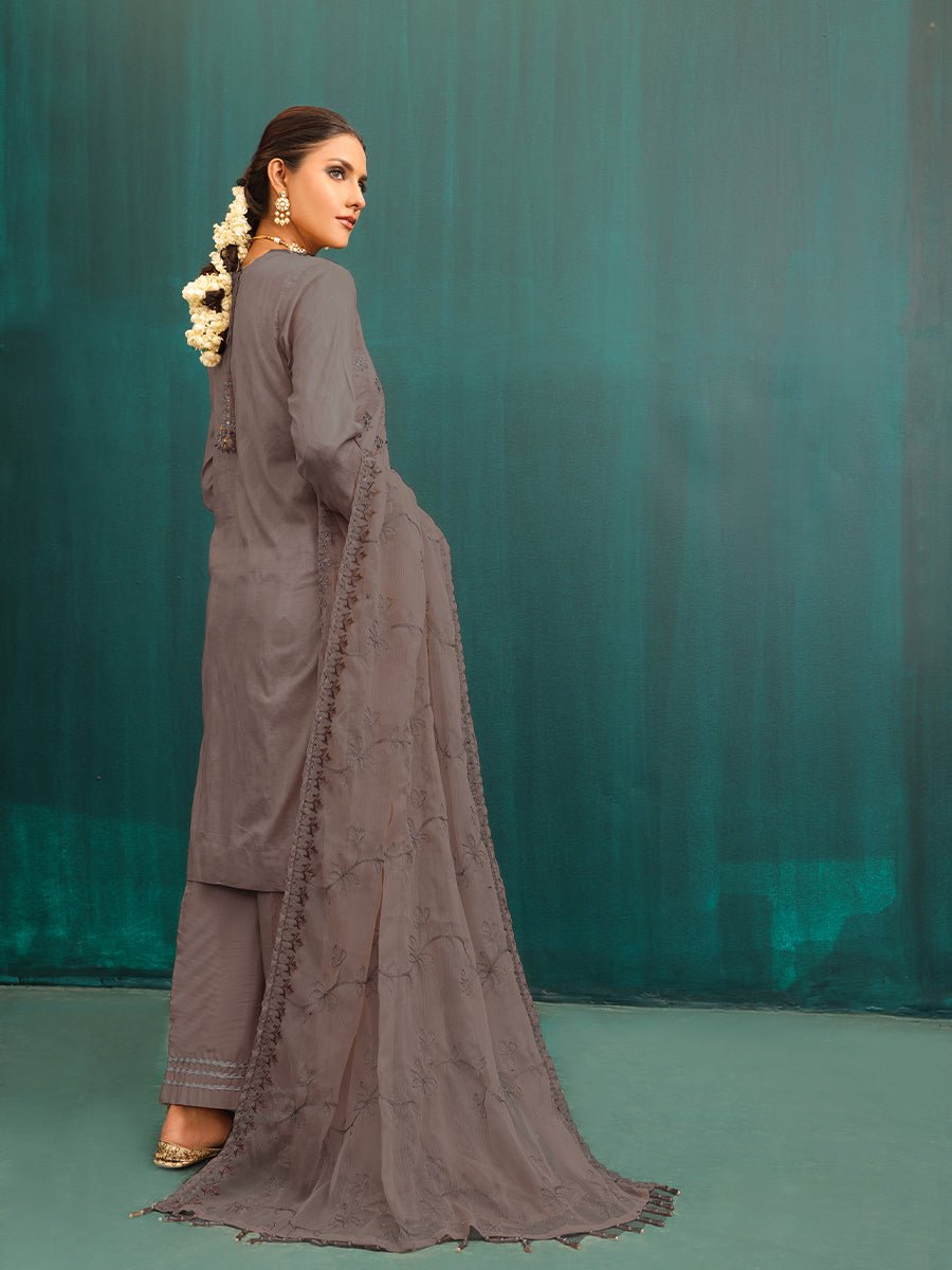 3pc Unstitched Embroidered Jacquard - Rang e Ashnai (WK-01114UT) - SalitexOnline