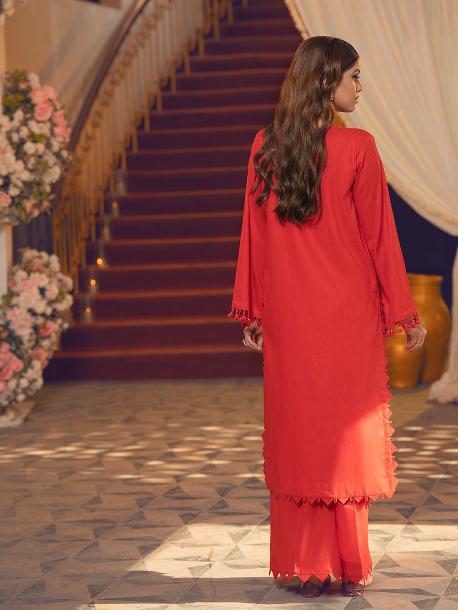 3pc Unstitched - Jacquard Embroidered Suit - SalitexOnline