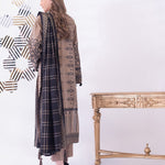 3pc Unstitched- Paste Printed Lawn Suit (SS-00056AUT) - SalitexOnline