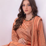 3pc Unstitched- Paste Printed Lawn Suit (SS-00058AUT) - SalitexOnline