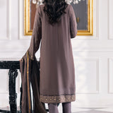 3PC Unstitched - Dyed Embroidered Luxury Suit