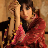 2pc Unstitched Printed Khaddar Shirt & Trouser