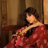 2pc Unstitched Printed Khaddar Shirt & Trouser