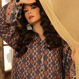 2pc Unstitched Printed Khaddar Shirt & Trouser