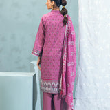 3pc Unstitched - Printed  Lawn Shirt With Printed Embroidered Lawn Dupatta