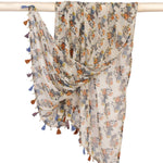 Chiffon Stole - (ST-00005UN) - SalitexOnline