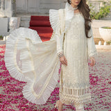 Dainty-Unstitched 3pc Heavy Embroidered Luxury Chiffon Suit (HC-00001) - SalitexOnline