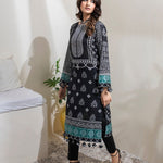 Unstitched 2pc Printed Lawn Shirt Dyed Cambric Trouser - Inaya (IP2-0084A) - SalitexOnline