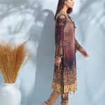 Unstitched 3pc Digital Printed Lawn Shirt & Digital Printed Lawn Dupatta with Dyed Cambric Trouser - Malabis (IP-00057) - SalitexOnline